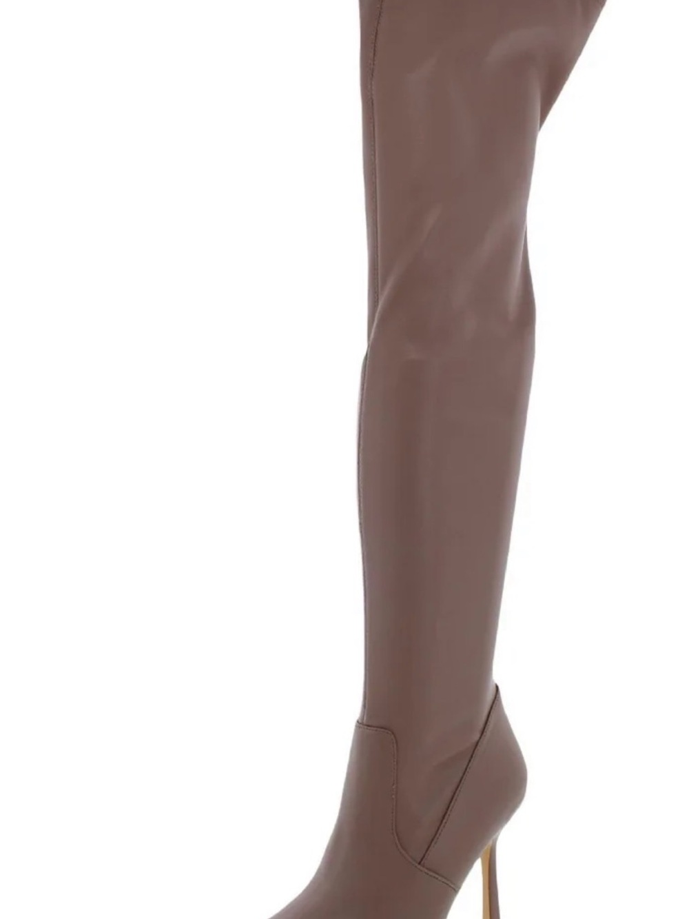 Steve Madden Over-the-Knee Stiletto Boot in Taupe